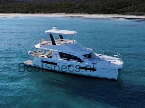 Leopard 43 Catamaran For Sale specificaties